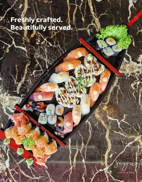 Sushi Platte bei SIYU