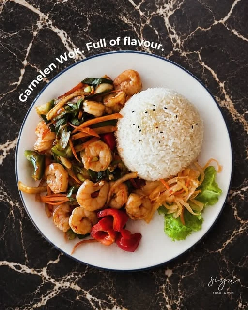 Garnelen Wok bei SIYU